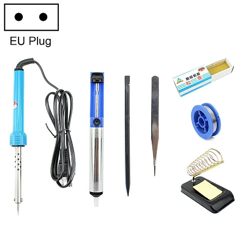 Wewoo Jeu d'outils de fer à souder JF-8123 8 en 1 30W, prise UE, tension: 220V