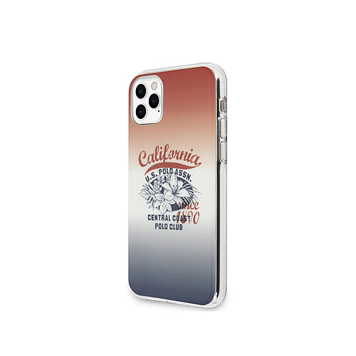 Us Polo U.S Polo Coque pour Apple iPhone 11 Pro Gamme California Central Coast en TPU Multicolore