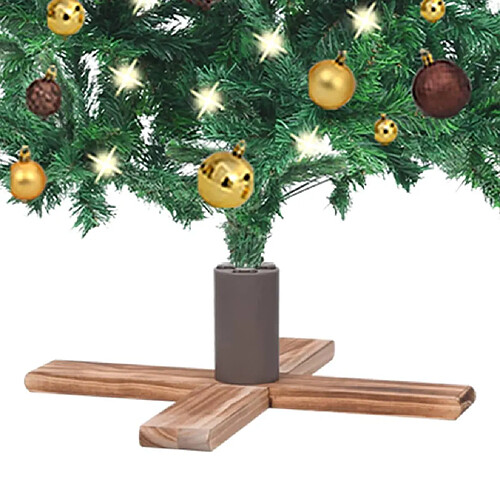 vidaXL Support de sapin de Noël 54x54x16 cm