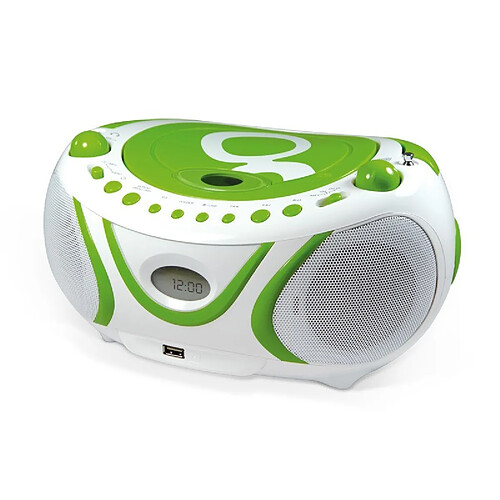 Metronic Radio CD-MP3 FM Gulli avec port USB - Vert