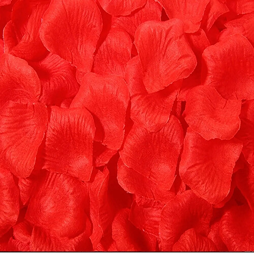 Wewoo Fleurs Artificielles 1000 PCS Mariage Artificielle De Pétales De Rose Décorations De Rouge