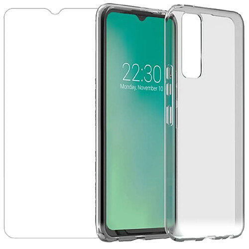 Film protecteur verre trempé pour vivo Y52 5G, 6.58"+ Coque de protection souple - VISIODIRECT -