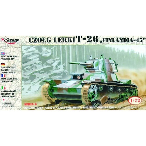 Finnischer Panzer T-26 1945 - 1:72e - Mirage Hobby