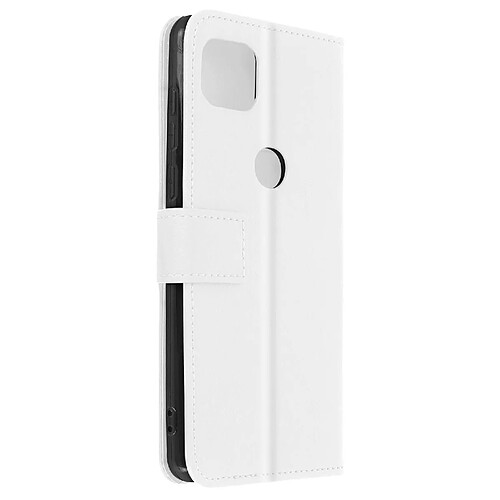 Avizar Housse Motorola Moto G 5G Porte-carte Fonction Support Vidéo Blanc