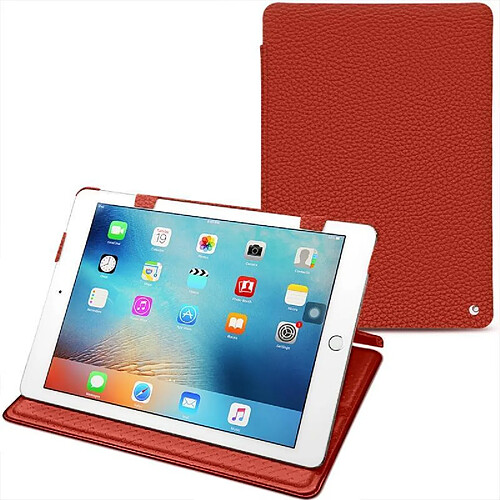 Housse cuir Apple iPad Pro 9.7' (2016) - Rabat horizontal - Papaye ( Pantone #b54317 ) - NOREVE