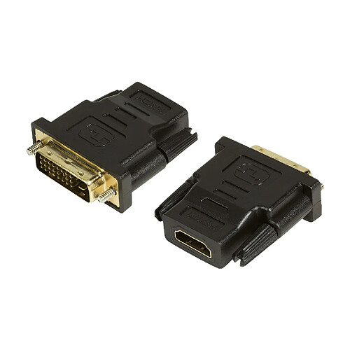 LogiLink Adaptateur HDMI femelle - DVI-D 24+1 mâle, noir ()