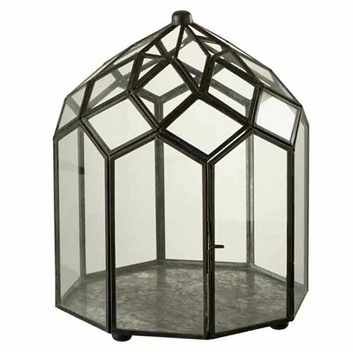 Paris Prix Terrarium en Verre Vintage Brisla 30cm Noir