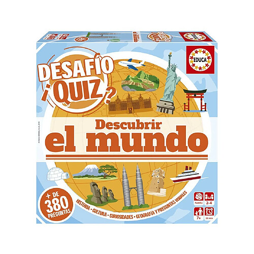 EDUCA BORRAS - Challenge Quiz Découvrez le monde