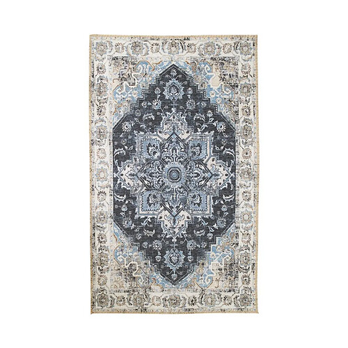 EPIKASA Tapis de Salon Rectangulaire Havana, Bleu, Polystyrène Chenillé, 230x160x1 cm