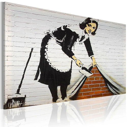 Artgeist Tableau - Femme de ménage (Banksy) [120x80]