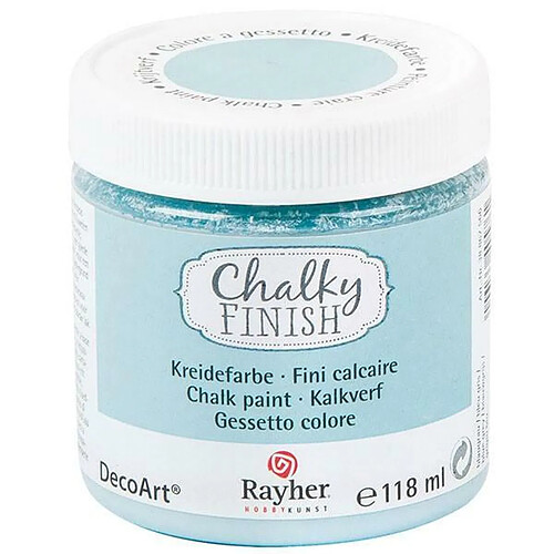 Rayher Peinture craie bleu gris Chalky Finish