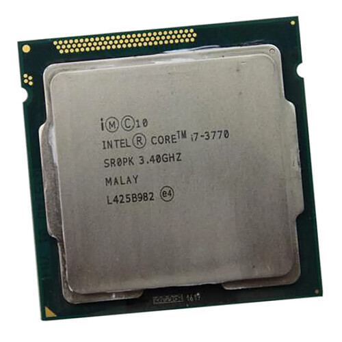 Processeur CPU Intel Core I7-3770 3.4Ghz 8Mo 5GT/s FCLGA1155 SR0PK · Occasion