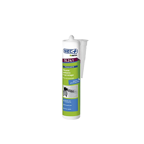 Silicone PU ILLBRUCK sanitaire et carrelage - blanc - 310ml SL241