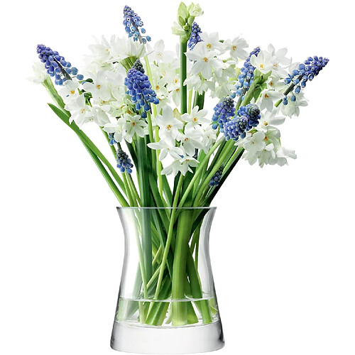 LSA International 13 cm Fleur Jardin Vase pour Petit Bouquet, Transparent