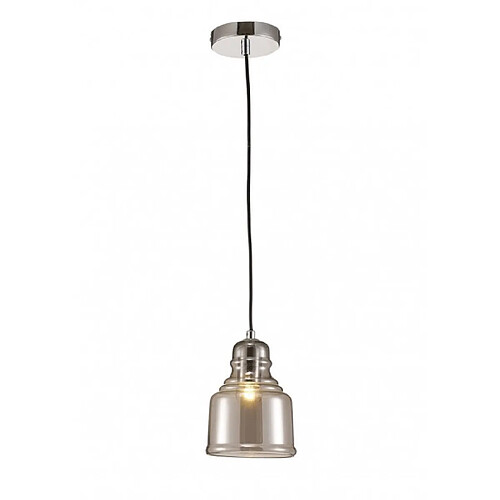 Luminaire Center Suspension Ariel Chrome poli 1 ampoule 26cm