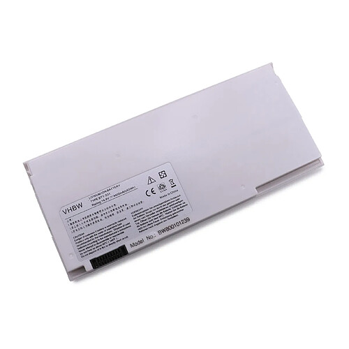 vhbw batterie compatible avec Wortmann Mobile M1300 laptop (4400mAh, 14.8V, Li-Ion, blanc)