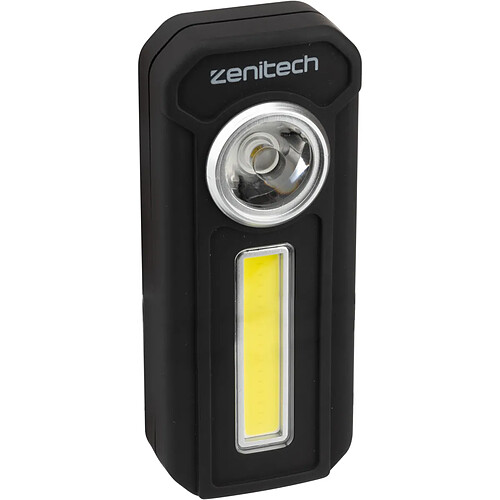 Lampe de poche LED/COB - 300lm - avec piles - Zenitech