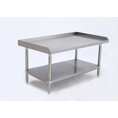 Table Inox Pour Grill Pierres de Lave - L 615 à 1225 mm - Atosa