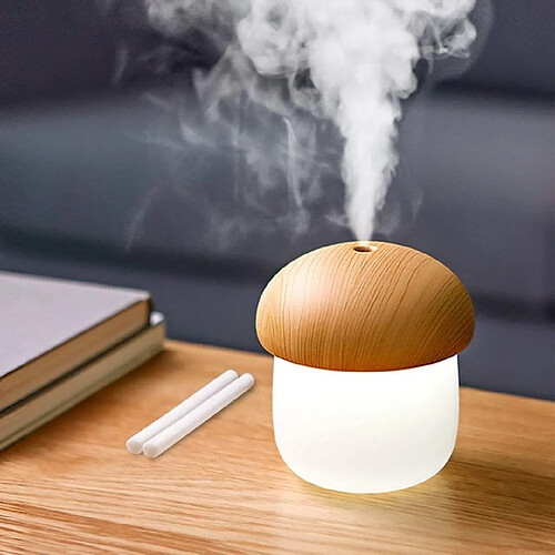 Universal Mini Humidificateur Diffuseur d'arômes pour la maison Poussette Humidificateur d'air 250ml Champignon mignon Humidificateur de brouillard avec lumière de nuit |