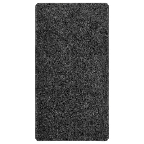 vidaXL Tapis shaggy antidérapant Gris 80x150 cm