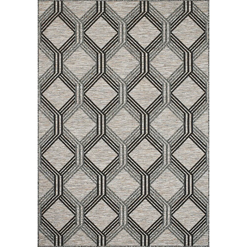 Jardindeco Tapis intérieur extérieur gris Morelia 1686 160 x 230 cm.