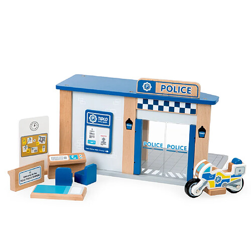 Tidlo Coffret de jeu du commissariat de police