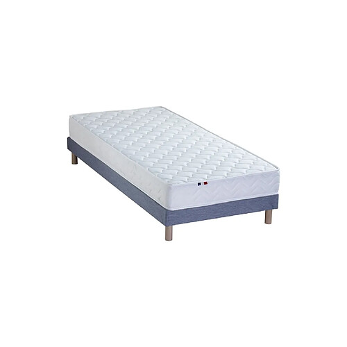 Idliterie Ensemble Matelas Ressorts Fermes biconiques SPECTRE + Sommier Made in France