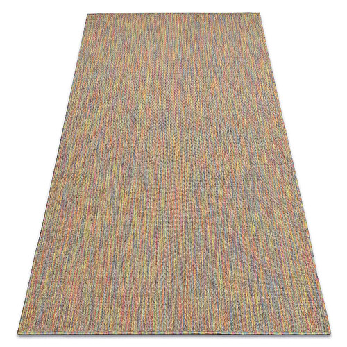 RUGSX Moderno FISY tapis SIZAL 20776 Zigzag, mélange arc-en-ciel 160x220 cm