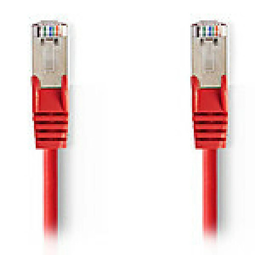 Nedis Câble RJ45 catégorie 5e SF/UTP 15 m (Rouge)