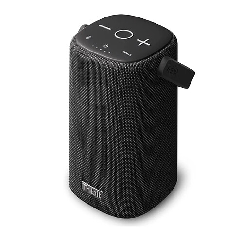 Chrono Enceinte Bluetooth Tribit StormBox Pro, enceinte Bluetooth portable avec qualité sonore HiFi 360°, système audio 2.1 avec caisson de basses intégré, autonomie 24h, étanche IP67(Noir)