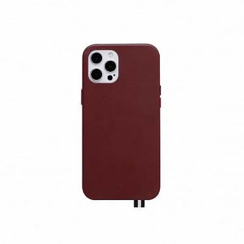 ARTEFAKT Coque pour iPhone 12 / 12 Pro en Cuir Elysée Bordeaux