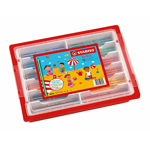 Crayons de couleur Stabilo Trio Thick Caisse (96 Pièces)