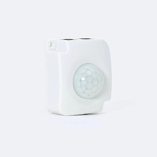 Ledkia Détecteur de Mouvement PIR 120º pour Ruban LED 12/24V DC Connecteur Jack Blanc