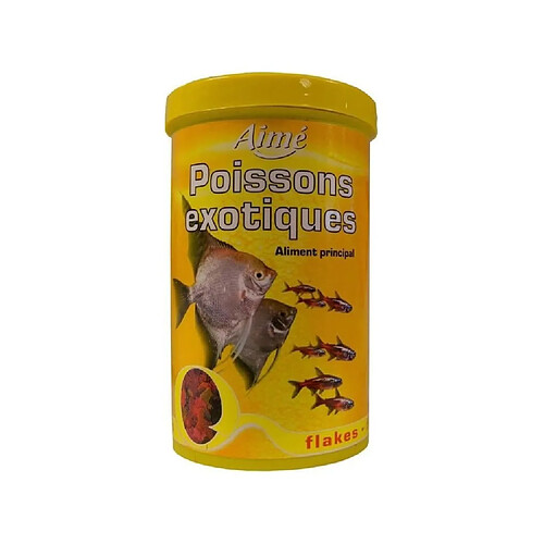 AIME Aliment principal en flocons - Pour poissons exotiques - 1l