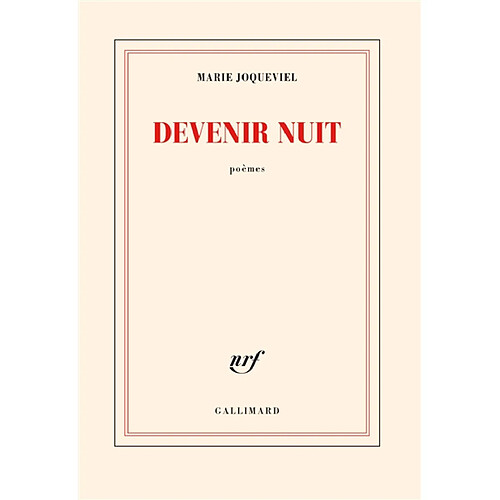 Devenir nuit : poèmes · Occasion