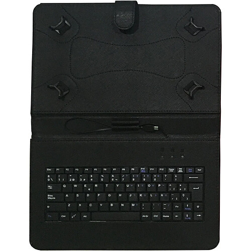 Talius Technology Housse pour Tablette Talius CV-3006 Noir Espagnol Qwerty