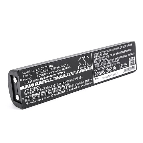 vhbw NiMH batterie 2000mAh (7.2V) pour télécommande Remote Control Cattron-Theimeg TC100 Handy