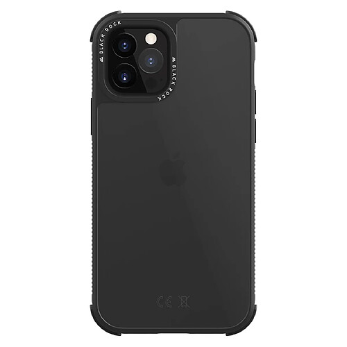 Black Rock Coque de protection "Robust Transparent" pour iPhone 12/12 Pro, noir