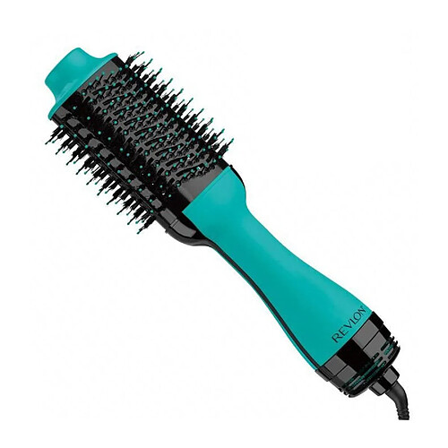 REVLON Teal Blue Brosse sechante et coiffante - Technologie ionique - 2 vitesses, 3 niveaux de chaleur - Revetement ceramique -