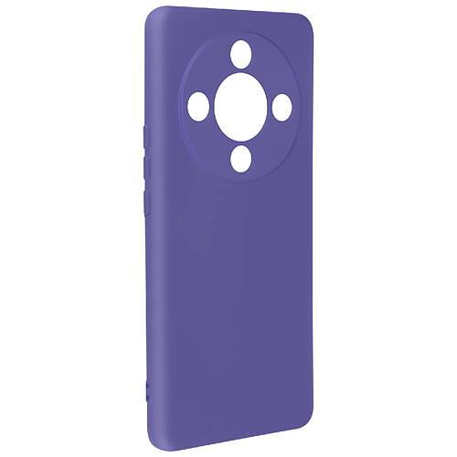 Avizar Coque pour Honor Magic 6 Lite 5G Semi-rigide Soft-touch Anti-traces Violet