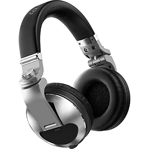 Pioneer HDJ-X10 Argent Circumaural Bandeau Casque - Casques (Circum-Aural, Bandeau, avec Fil, 5-40000 Hz, 1,2 m, Argent)