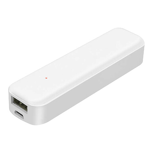 Powerbank Universel 2600mAh Port USB 1A / 5V Câble micro-USB inclus Setty Blanc