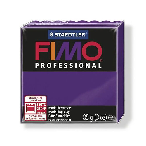 Pâte Fimo 85 g Professional Violet 8004.61 - Fimo