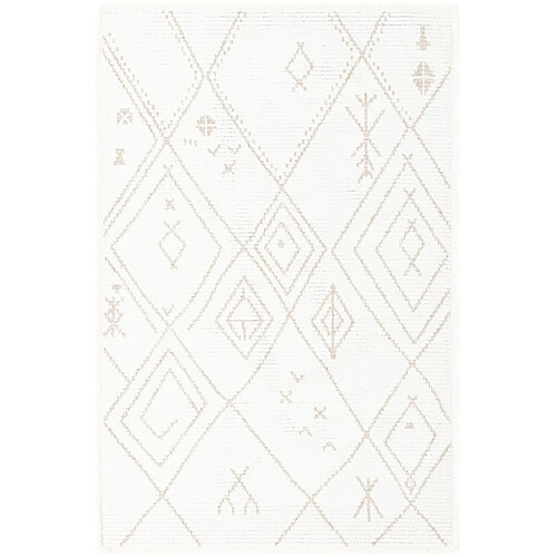 Hadorn Tapis 185x125 Blanc St. Gallen Folklore