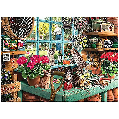 Universal Puzzle 1000 pièces Puzzle chat Jouets éducatifs Adultes Enfants Apprendre Cadeaux