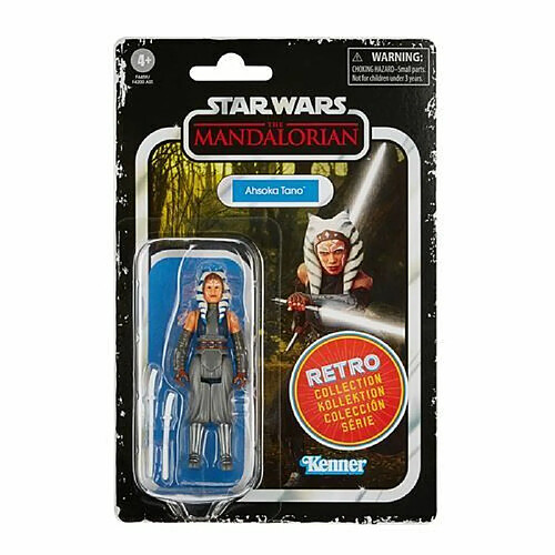 Hasbro Star Wars Retro Collection Ahsoka Tano Toy 9.5 cm-Scale Star Wars: The Mandalorian Collectible Action Figure, Toys for Kids Ages 4 and Up F4459