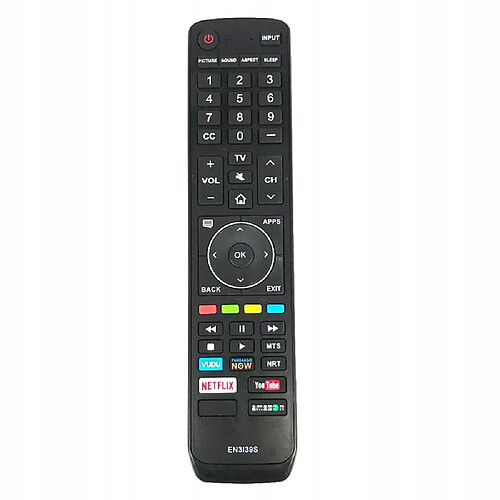 GUPBOO Télécommande Universelle de Rechange pour télécommande TV HISENSE EN3I39S