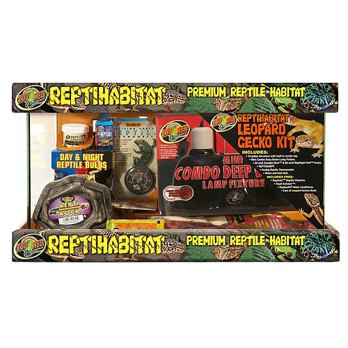 Zoomed Kit complet pour débutants Gecko Reptihab.