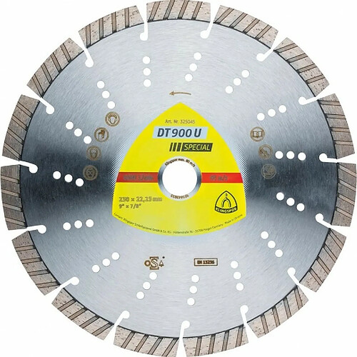 Disque diamanté DT900U 180 x22,23 mm Klingspor