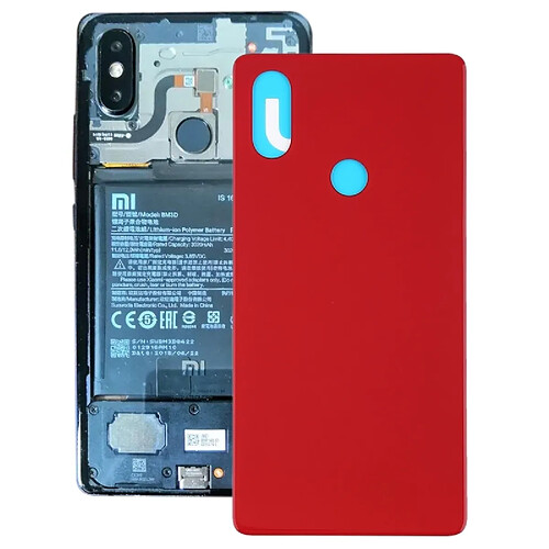 Wewoo Couverture arrière pour Xiaomi Mi 8 SE (rouge)